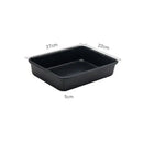 Gold carbon steel cake baking tray set kitchen non stick pan