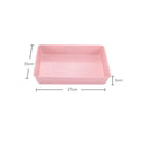 Gold carbon steel cake baking tray set kitchen non stick pan