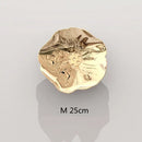 Gold carp fish lotus leaf wall art living room decor