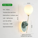 Gold cartoon bear balloon wall lamp for children's bedroom