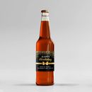 Gold Confetti Bow Soda Label
