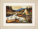 Gold Creek Counted Cross-Stitch Kit by Luca-S BU5021L