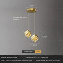 Gold crystal bedside chandelier wall light for bedroom