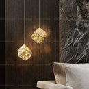 Gold crystal bedside chandelier wall light for bedroom