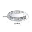 Gold crystal circle ceiling chandelier for living room