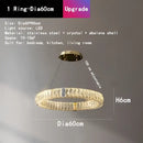 Gold decorbites crystal round ceiling chandelier for dining room