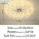Gold floral led flowers chandeliers with crystals for dining room