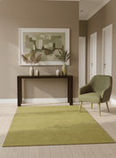Gold Hand knotted contemporary 6x9 wool And Art Silk Area Rug