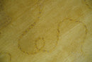 Gold Hand knotted contemporary 6x9 wool And Art Silk Area Rug