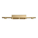 Gold iron art mirror wall sconce five spotlight bathroom light