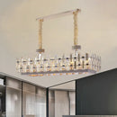 Gold Island Light 12-Bulb Crystal