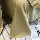 Gold jacquard satin and egyptian cotton patchwork bedding set bedroom