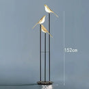 Gold led bird desk lamp for bedroom and living room
