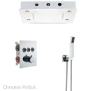 Gold led rainfall waterfall head and bathtub mixer tap bathroom system
