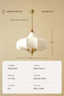 Gold lustre medieval brass pendant lights for dining room