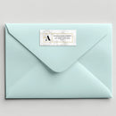 Gold Marble Address Label