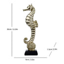 Gold mermaid statue resin sculpture living room dolphin ornament