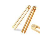 DecorBites™ Bamboo Toaster Tongs Kitchen Utensils Bread Making Tools Easy to Clean