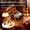 Gold pleated diamond touch sensor led table lamp bedroom light