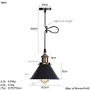 Gold retro edison fluted petal pendant lights for dining room