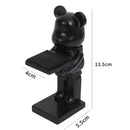 Gold & silver bear statue watch rack bedroom storage stand