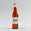 Gold Silver Pop Soda Label