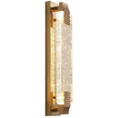 Gold textured bubble glass led wall lamp bedroom sconce
