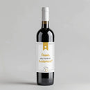 Gold Wedding Rings Bridesmaid Wine Label
