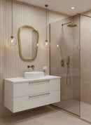 Gold Mirror, Brass Mirror, Handmade Mirror, Bathroom Mirror, Golden wall Mirror