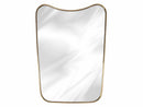 Curved Brass Mirror - Frame Wall Mirror