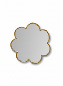 Flower Brass Wall Mirror - Moroccan Handmade Mirror
