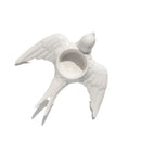 Golden bird ceramic candle holder tray wedding dining room decor