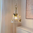 Golden butterfly bedhead glass pendant lamp for dining room