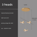 Golden butterfly pendant light butterfly chandelier staircase living room