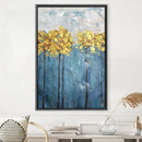 Golden Foil Flower 3 Oil Painting