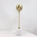 Golden geometric balloon metal ball sculptures living room decor