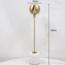 Golden geometric balloon metal ball sculptures living room decor