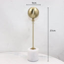 Golden geometric balloon metal ball sculptures living room decor