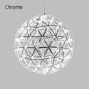 Golden gypsophila sparkball pendant lights living room chandelier