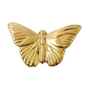 Golden metallic butterfly wall decoration set for living room