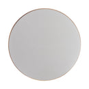 Golden Modern Round Framed Wall Mirror