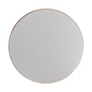 Golden Modern Round Framed Wall Mirror
