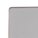 Golden Modern Square Framed Wall Mirror