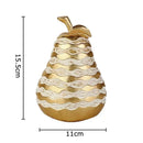 Golden pineapple lattice art statuette living room desk decoration