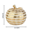 Golden pineapple lattice art statuette living room desk decoration