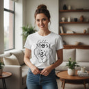 Golden Retriever Mom Graphic T-Shirt Cotton Women's Casual Dog Lover Top