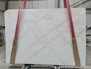 Golden Spider White Bookmatching Marble Slabs Polished - Full Truckload
