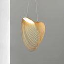 Golden wire mesh bamboo pendant light chandelier dining room