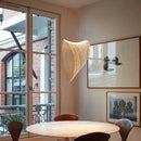 Golden woven nest led pendant chandelier for dining room