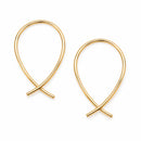 Mae Teardrop No Slip Threader Earring | Multiple Colors | Lux by Leslie